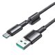 6. Joyroom S-A50 Unlimited Series 3A USB-A – USB-C-Kabel mit magnetischem Organizer 1,2 m – Grau