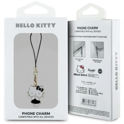 3. Hello Kitty Charm Kitty Süßer Anhänger - Schwarz