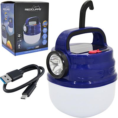 9. Redcliffs Taschenlampe, Campinglampe, USB-Ladefunktion und Solar