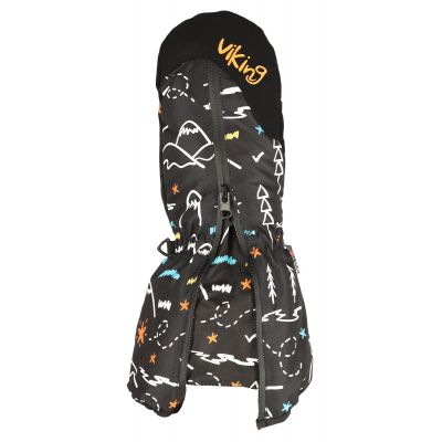 3. Viking Snoppy Kids Winterhandschuhe, Aqua Thermo Tex Membran, Ski, schwarz (125/23/2288/09)