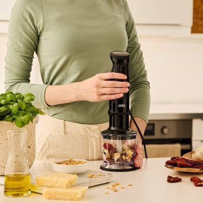 4. Braun MultiQuick 3 MQ30201M 0,6 l Stabmixer 900 W Schwarz, Satinierter Stahl