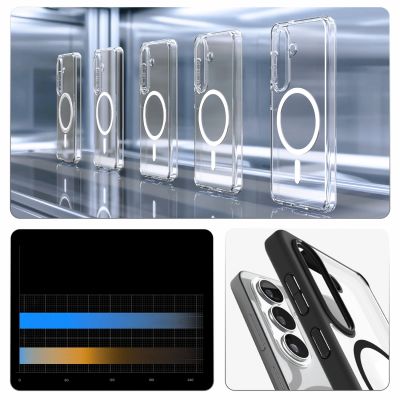 16. Spigen Ultra Hybrid Mag MagSafe Hülle für Samsung Galaxy S26 – Transparent Schwarz
