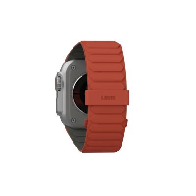 6. UAG Pathfinder - Silikon-Doppelseiten-Magnetarmband für Apple Watch Serie: 1-3, 42 mm / Serie 4-6 & SE 1-2, 44 mm / Serie 7-9, 45 mm / Serie 10, 46 mm / Ultra 1-2, 49 mm (oliv/rost)