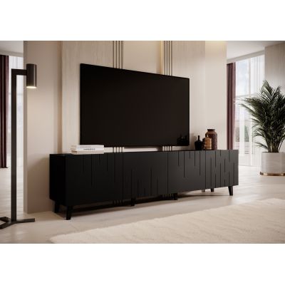 3. TV-Schrank BARI 200x42x52 schwarz matt
