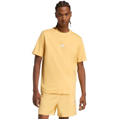 Herren-T-Shirt adidas Essentials Small Logo Single Jersey gelb KT0561