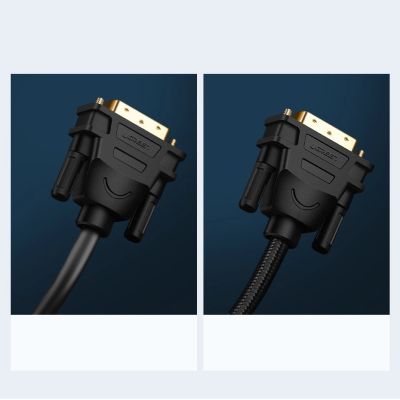9. Ugreen Kabel HDMI - DVI 4K 60Hz 30AWG 1m schwarz (30116)