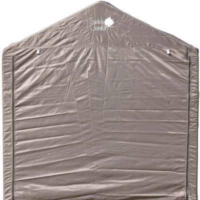 3. Gartengarage-Pavillon 1,57 x 2,19 x 1,7 m, grau, Saska Garten