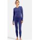 6. Odlo BL TOP Crew Neck L/S MERINO 200 Langarm-Thermounterwäsche Größe S Blau