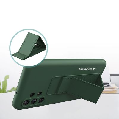 5. Wozinsky Kickstand Case Silikonhülle mit Ständer Xiaomi Redmi Note 11 Pro Hülle schwarz