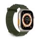 Puro Extreme Nylonarmband für Apple Watch 42 / 44 / 45 / 49 mm – Dunkelgrün