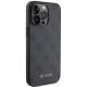 4. Guess 4G Metal Gold Logo iPhone 15 Pro Hülle - Grau