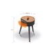 5. Unold Henry Keramik-Brauner Ventilator-Heiztisch (86545)