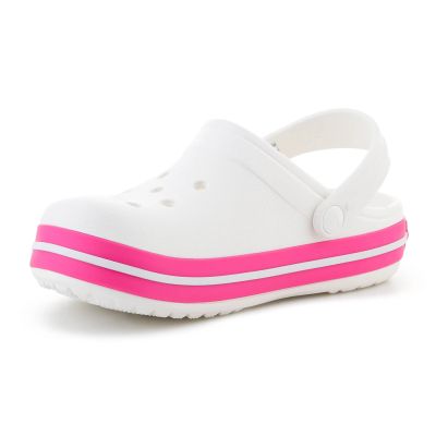 3. CROCS CROCBAND KINDER CLOG WEISS/PINK CRUSH 207006-6WU