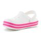 3. CROCS CROCBAND KINDER CLOG WEISS/PINK CRUSH 207006-6WU