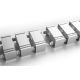 3. Kabelorganizer (Wirbelsäule), verstellbar, flexibel, 1,3 m, silber