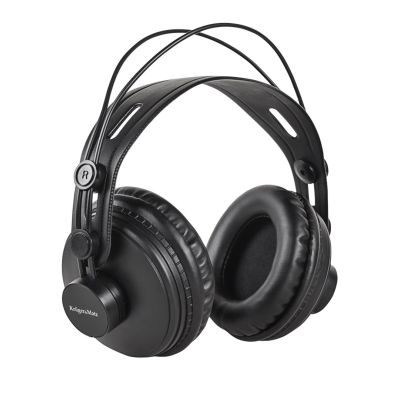 4. Krüger&Matz Monitor-Kopfhörer mit Kabel und Kopfbügel, Schwarz