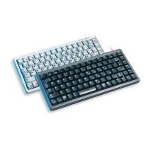 Tastatur CHERRY TAS G84-4100, kabelgebunden, CH-Layout, Hellgrau