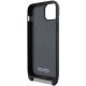 6. BMW M Edition Carbon Stripe & Strap Hülle für iPhone 15 Plus / 14 Plus – Schwarz