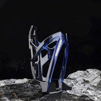 6. Rockbros FK338 Fahrrad-Flaschenhalter, Schwarz und Blau