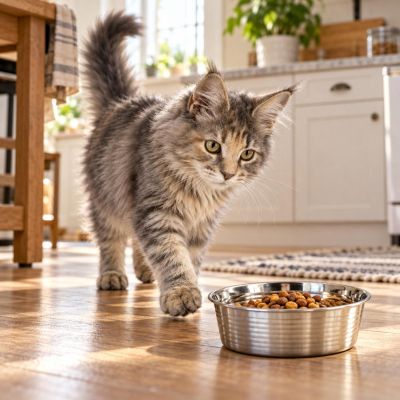 5. Hundenapf und Katzennapf aus Edelstahl, 17 cm, mit rutschfestem Gummiboden – DOGS COLLECTION
