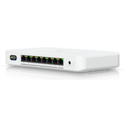 8. Ubiquiti UDB-Switch 2,5G Ethernet (100/1000/2500) PoE-Unterstützung Weiß