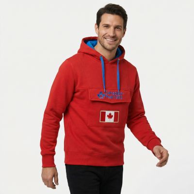 4. Canadian Peak GADREAK ROT-BLAU RM MEN 054 Sweatshirt (RBMWW6300H/CP-ROUGE)