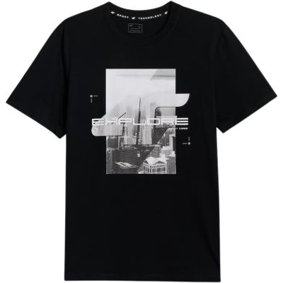 2. Herren-T-Shirt 4F M2660 Tiefschwarz 4FWSS26TTSHM2660 Größe 20S