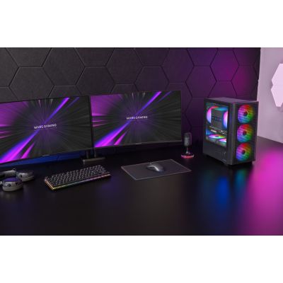 10. TACENS MARS MC-VECTOR 4xARGB USB-C mATX- Gehäuse
