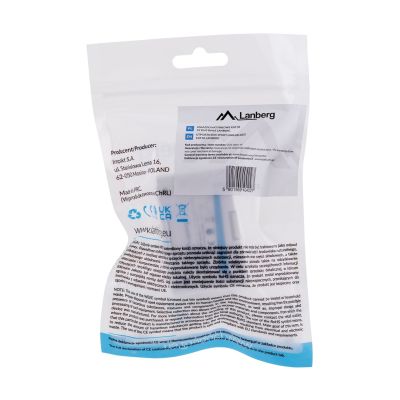 Lanberg OU5-0001-W Aufputzsteckdose (RJ-45; Kat. 5e; UTP; weiß)