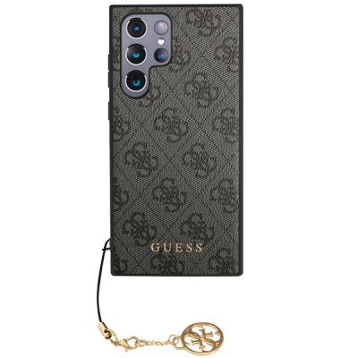 3. Guess 4G Charms Collection Hülle für Samsung Galaxy S24 Ultra – schwarz