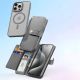 4. Dux Ducis Lawa Lederhülle für iPhone 15 Pro Max - Grau