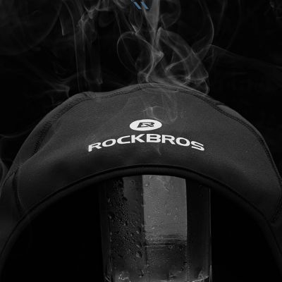 10. Rockbros Dala Winter-Radmütze mit Löchern für Brillen – grau