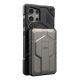 5. Powerbank UAG Rugged 10K – 10000 mAh mit Standfuß, kabelloses Laden mit 10 W, MagSafe-kompatibel, Kabel im Lieferumfang (black/titanium)