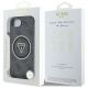 8. Guess IML Metal Glitter 4G Circle Triangle MagSafe Case für iPhone 16e - Schwarz