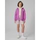 4. Mädchen-Sweatjacke mit Kapuze im Loose Fit 4F 4FJRSS26TSWSF2902-51S
