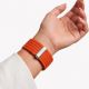 6. Tech-Protect Nylon-Sportarmband für Apple Watch 44 / 45 / 46 / 49 mm – Orange