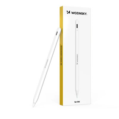 Wozinsky WRA-08 Stylus für iPad USB-C Schnellladung - Weiß