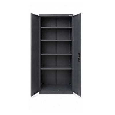 3. Iron Mate MARS Metall-Garagenschrank 185 x 90 x 45 Anthrazit RAL7016