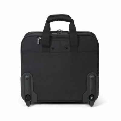 6. Dicota Laptop-Rollkoffer für Reisende (13-16 Zoll) mit Eco-Basis, schwarz