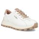 Leder-Plateau-Sneaker, weiß, Filippo DP7498