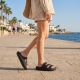8. Sportliche Damen-Flip-Flops mit dicker Sohle für den Pool, schwarz, Big Star TT274A037