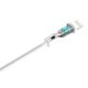 12. Dudao USB-/ Lightning Kabel 2,4 A 1 m weiß (L4L 1 m weiß)