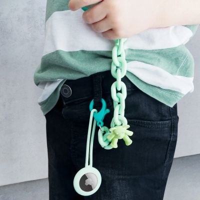 8. Farbige Kette (Seil) bunte Kette Anhänger für Handy, Geldbörse, Rucksack gelb