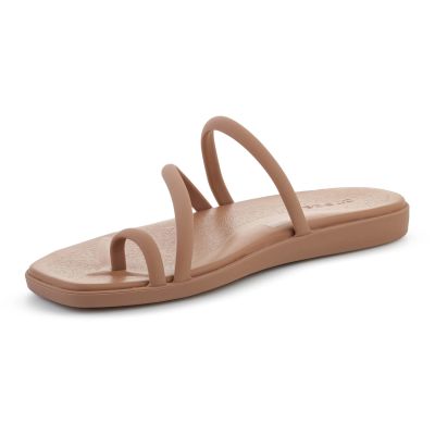 3. CROCS MIAMI Zehenschlaufensandale in Milchschokolade 209862-2JJ