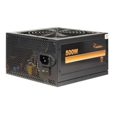 6. Inter-Tech ArgusNT BPS-500 Netzteil – 500 W – 100–240 V – 47–63 Hz – 7/3,5 A – 100 W – 420 W