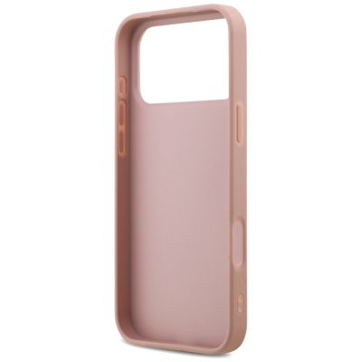 7. Guess Fixed Glitter Big 4G Case für iPhone 17 Pro Max - Rosa