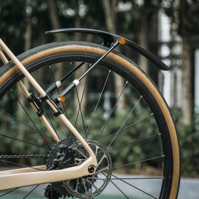 12. Wozinsky WBR-01 universeller, verstellbarer Fahrradschutzblech - schwarz