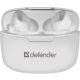 9. DEFENDER BLUETOOTH TWINS 903 IN-EAR-KOPFHÖRER WEISS 63903