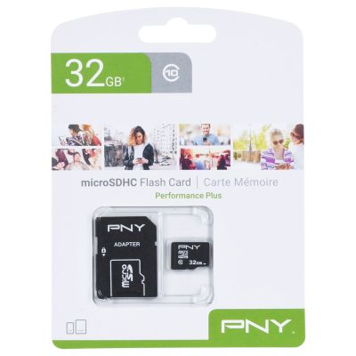 PNY Performance Plus microSDHC 32GB Speicherkarte