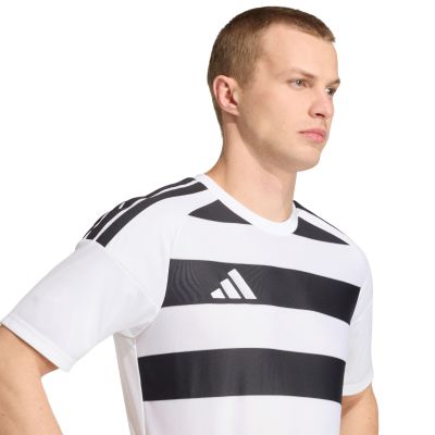 5. Herren-T-Shirt adidas Hooped 26 Jersey weiß-schwarz KS6949